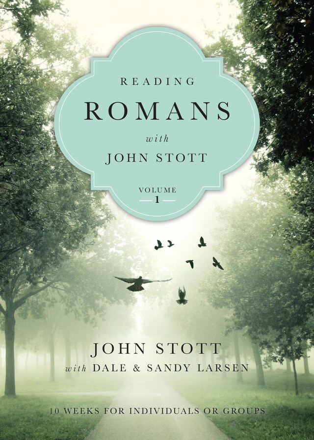 Book cover for Reading Romans with John Stott