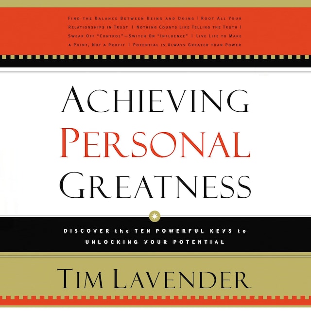 Buchcover für Achieving Personal Greatness