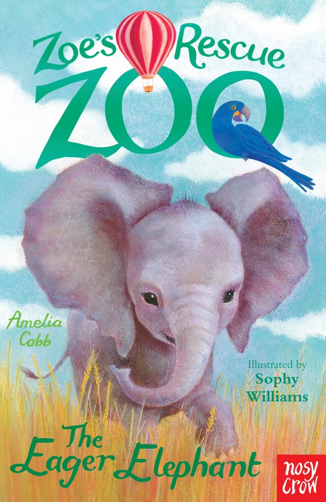 Couverture de livre pour Zoe's Rescue Zoo: The Eager Elephant