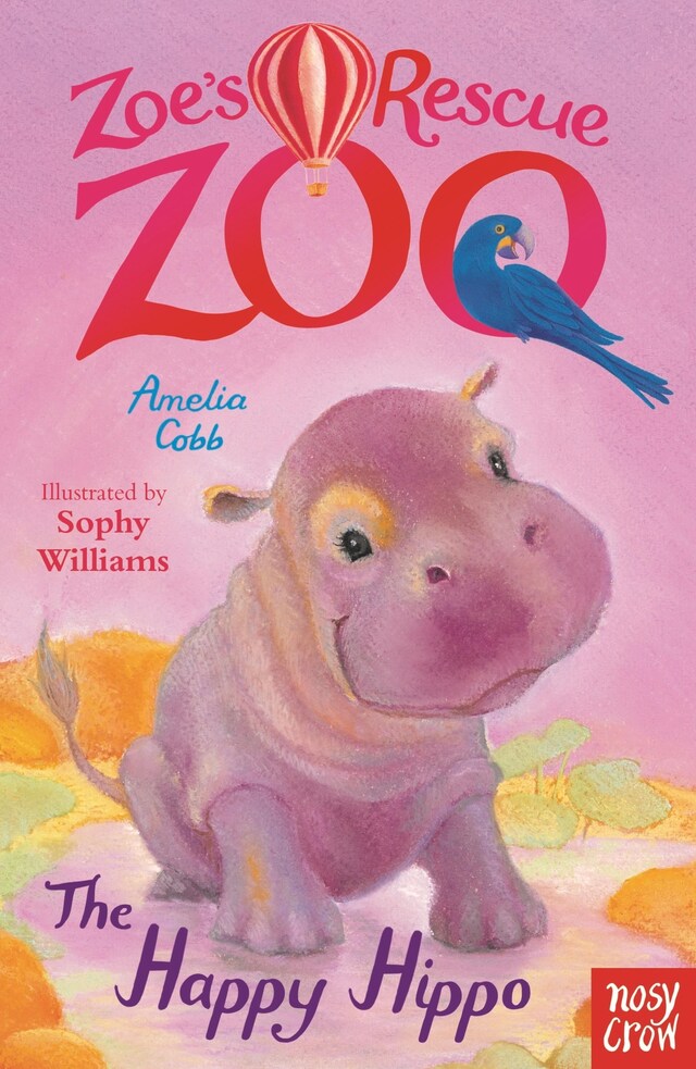 Portada de libro para Zoe's Rescue Zoo: The Happy Hippo