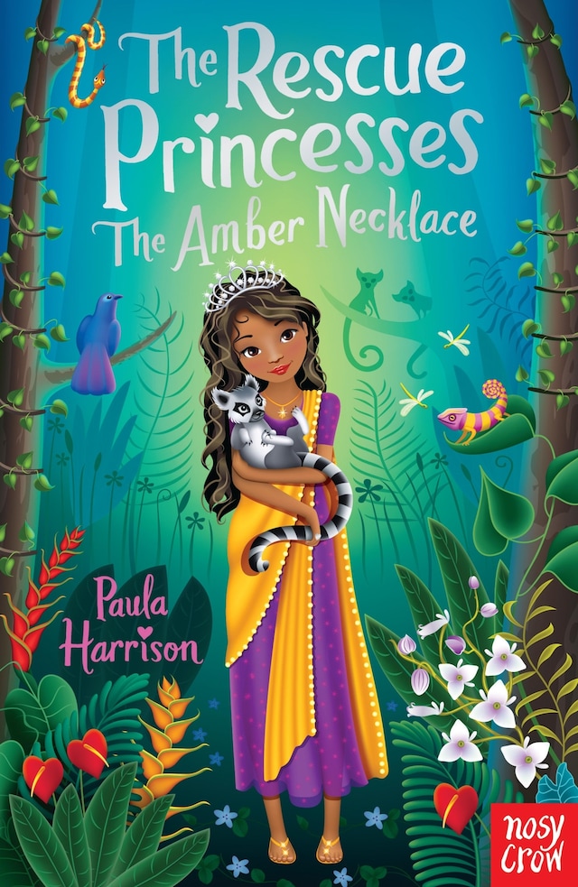 Book cover for The Rescue Princesses: The Amber Necklace