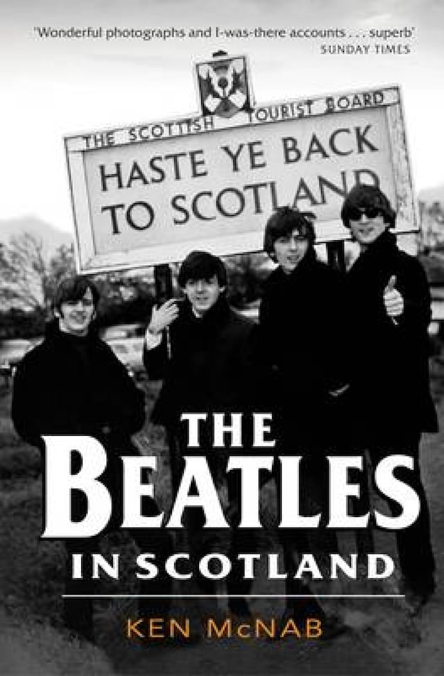 Book cover for The Beatles in Scotland