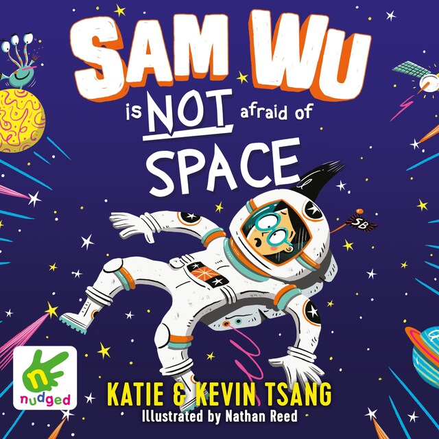 Book cover for Sam Wu is Not Afraid of Space