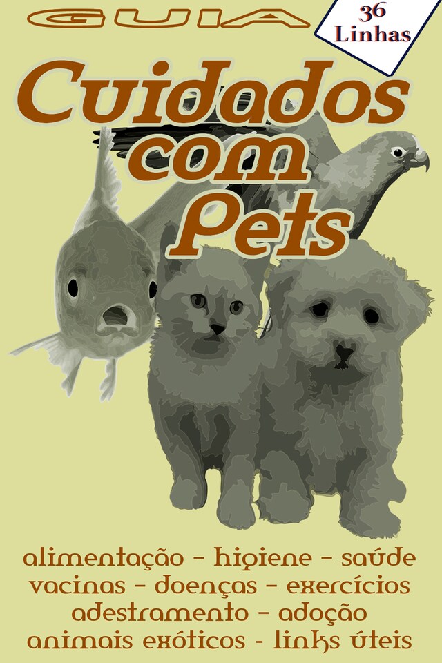 Portada de libro para Guia 36 - cuidados com pets