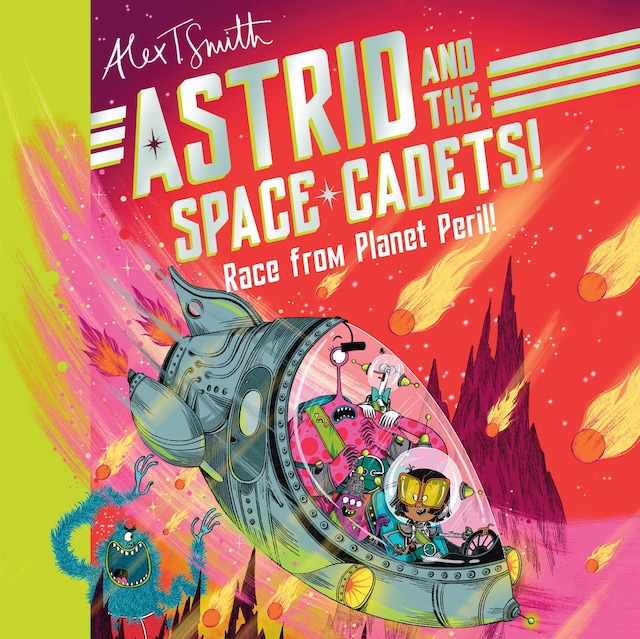Couverture de livre pour Astrid and the Space Cadets: Race from Planet Peril!