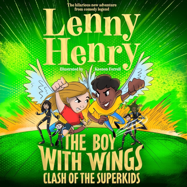 The Boy With Wings: Clash of the Superkids Book cover for The Boy With Wings: Clash of the Superkids