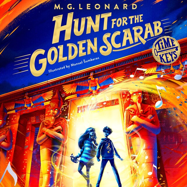 Buchcover für Hunt for the Golden Scarab