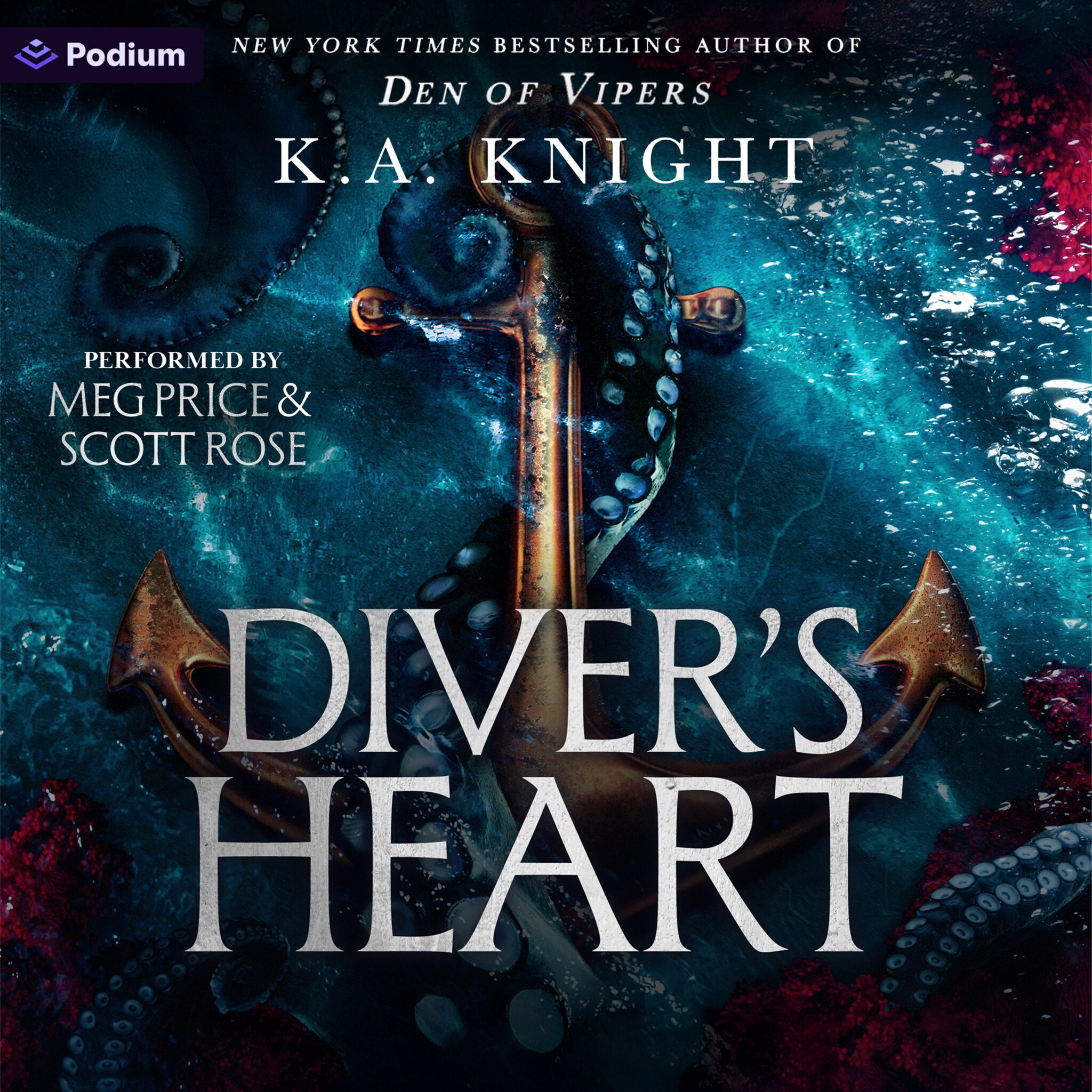Diver's Heart: A Dark Romance - K.A. Knight - Audiobook - BookBeat