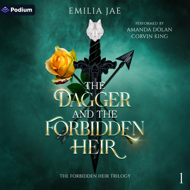 Book cover for The Dagger and the Forbidden Heir