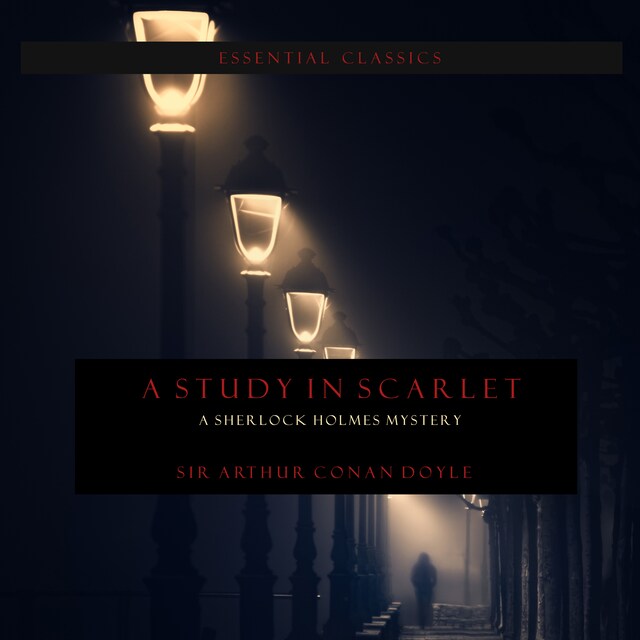 Okładka książki dla A Study in Scarlet