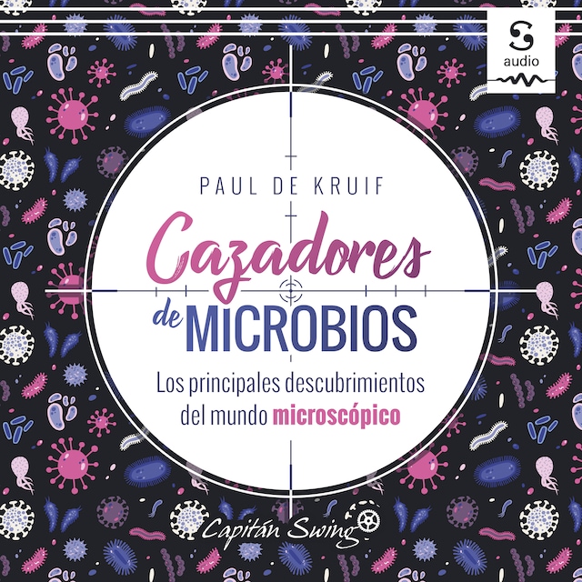 Buchcover für Cazadores de microbios