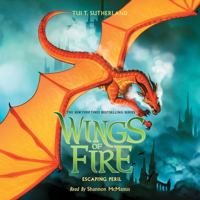 Bogomslag for Escaping Peril - Wings of Fire 8 (Unabridged)
