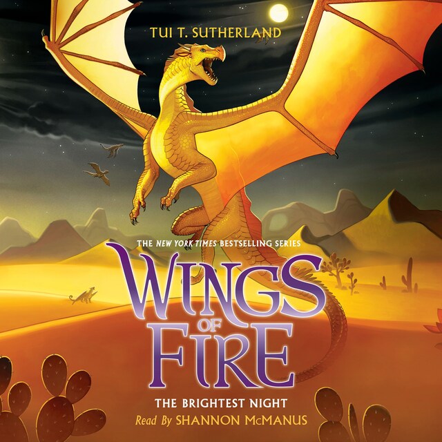 Book cover for The Brightest Night - Wings of Fire 5 (Unabridged)