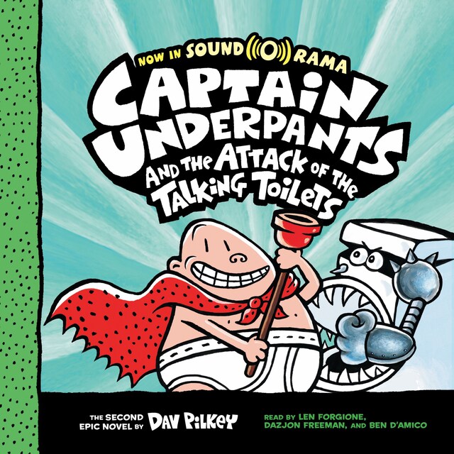 Buchcover für Captain Underpants and the Attack of the Talking Toilets - Captain Underpants, Book 2 (Unabridged)