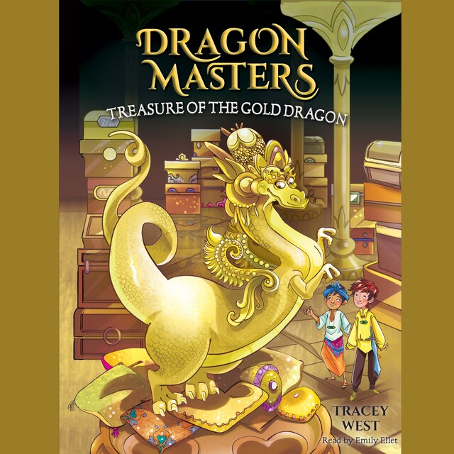 Book cover for Treasure of the Gold Dragon - Dragon Masters, Book 12 (Unabridged)