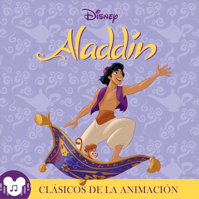 Boekomslag van Los clásicos de la animación: Aladdín