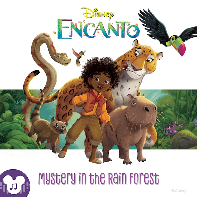 Okładka książki dla Mystery in the Rain Forest (Encanto Extension Story)