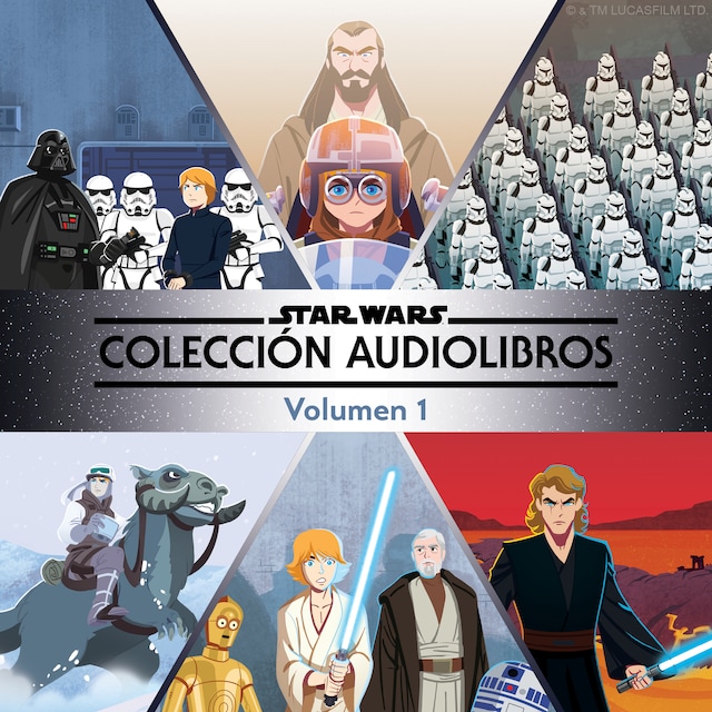 Couverture de livre pour Star Wars: Cuentos de 5 minutos. Colección Audiolibros: Volumen 1