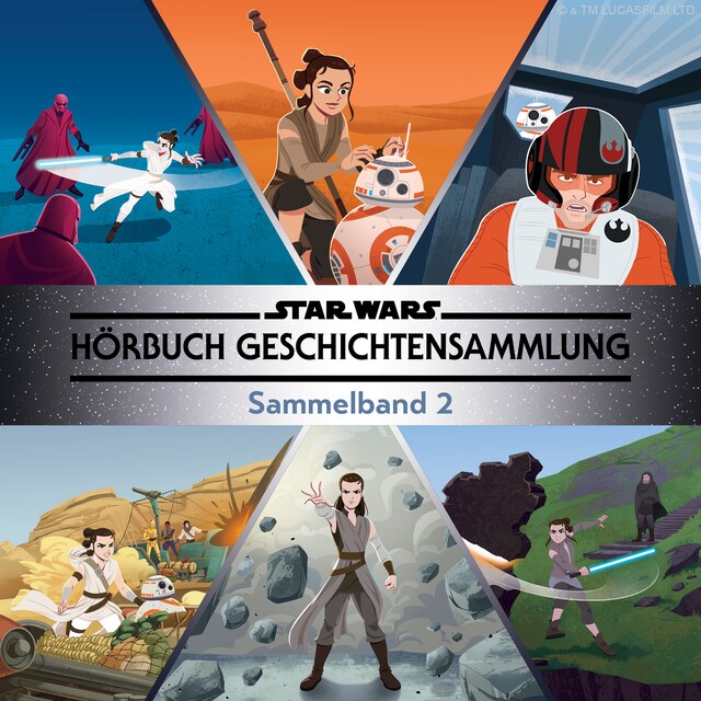 Bokomslag for Star Wars: 5-Minuten- Geschichten. Hörbuch Sammelband 2