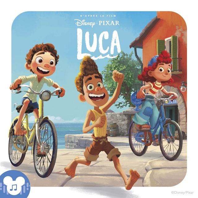 Boekomslag van Luca (une histoire audio adaptée du film Disney Pixar Luca)