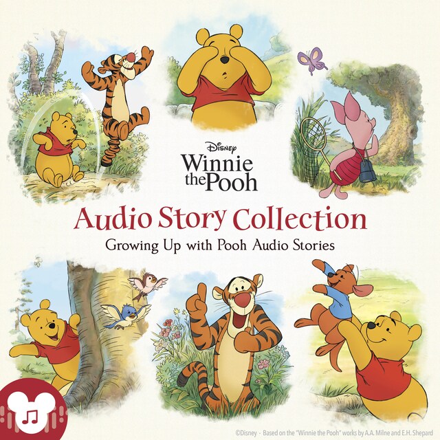 Kirjankansi teokselle Growing Up With Pooh Audio Story Collection
