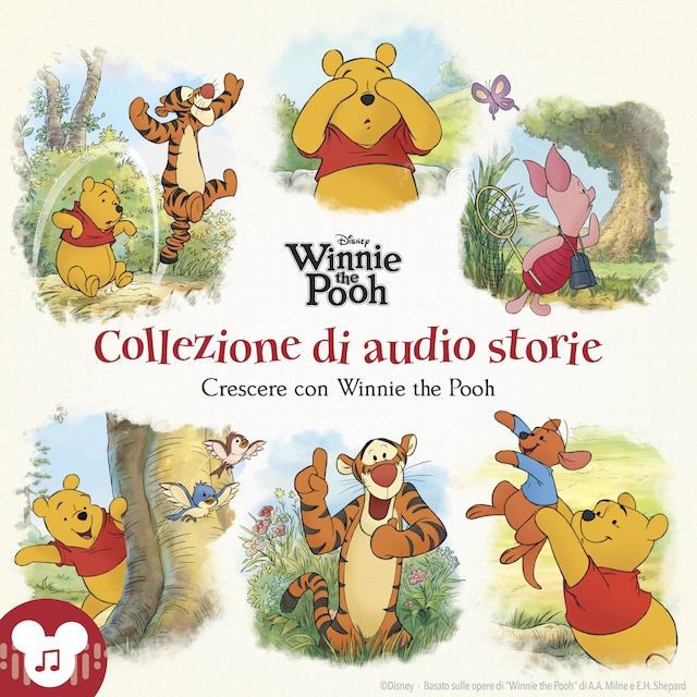 Book cover for Crescere con Winnie the Pooh Collezione di audio storie