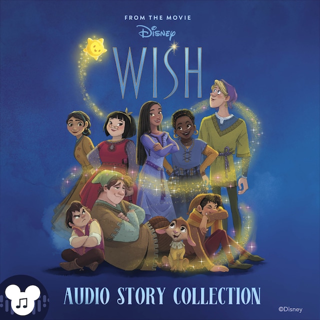 Couverture de livre pour Disney Wish Audio Story Collection