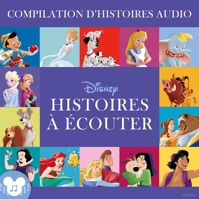 Couverture de livre pour Histoires à écouter Compilation d'histoires audio