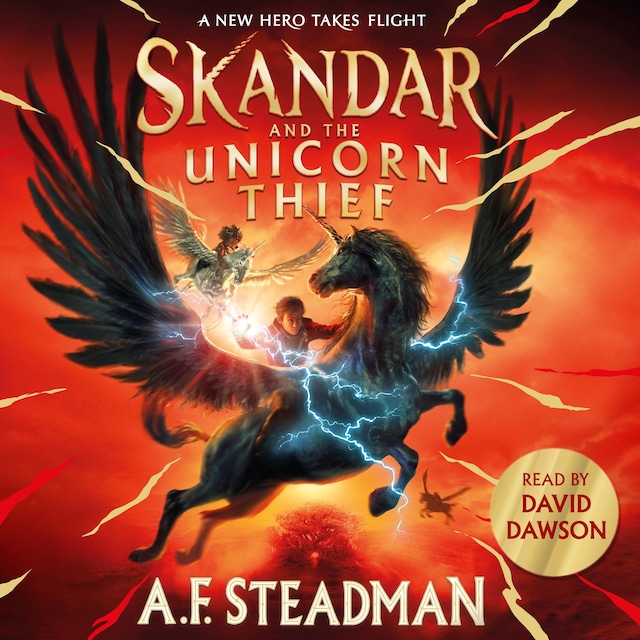 Copertina del libro per Skandar and the Unicorn Thief