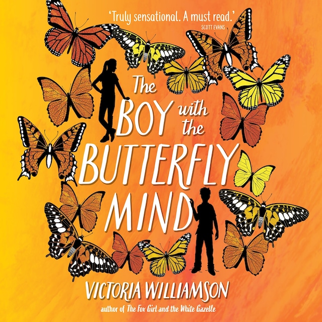 Kirjankansi teokselle The Boy with the Butterfly Mind
