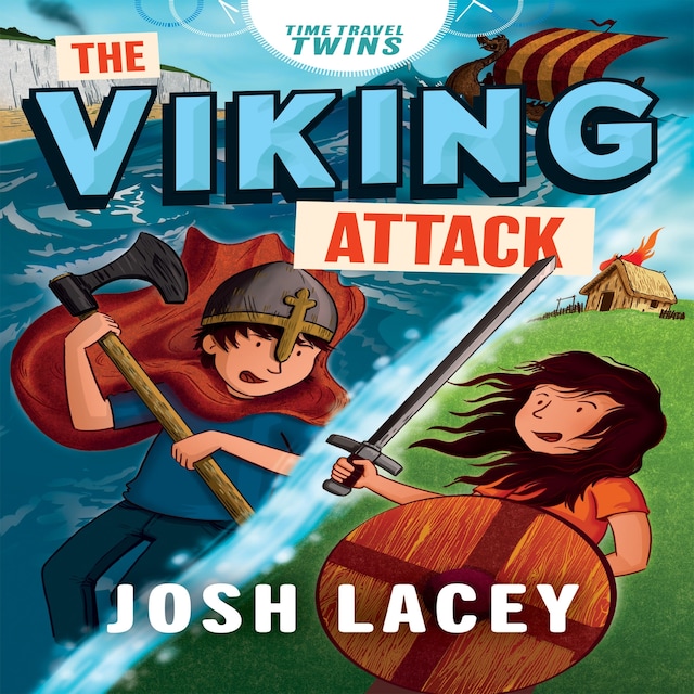 Book cover for Time Travel Twins: The Viking Attack