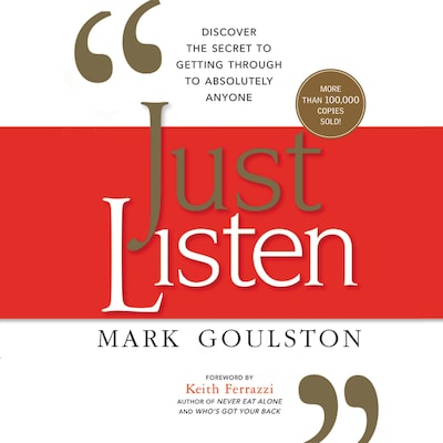 Just Listen Mark Goulston nikirja Bookbeat