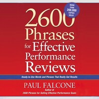 2600 Phrases for Effective Performance Reviews