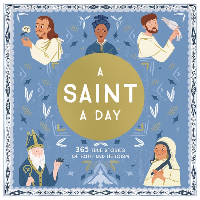 Book cover for A Saint a Day