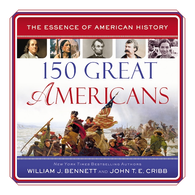 Kirjankansi teokselle 150 Great Americans