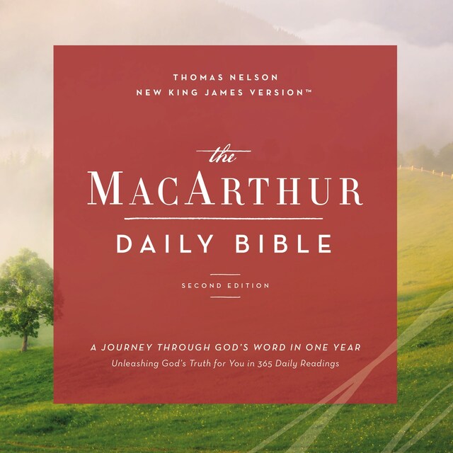 Book cover for The NKJV, MacArthur Daily Bible Audio, 2nd Edition