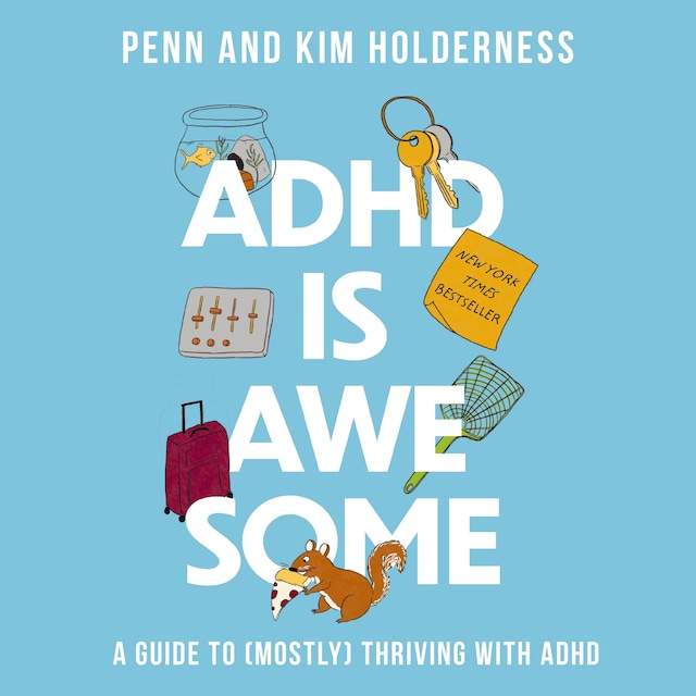 Portada de libro para ADHD is Awesome