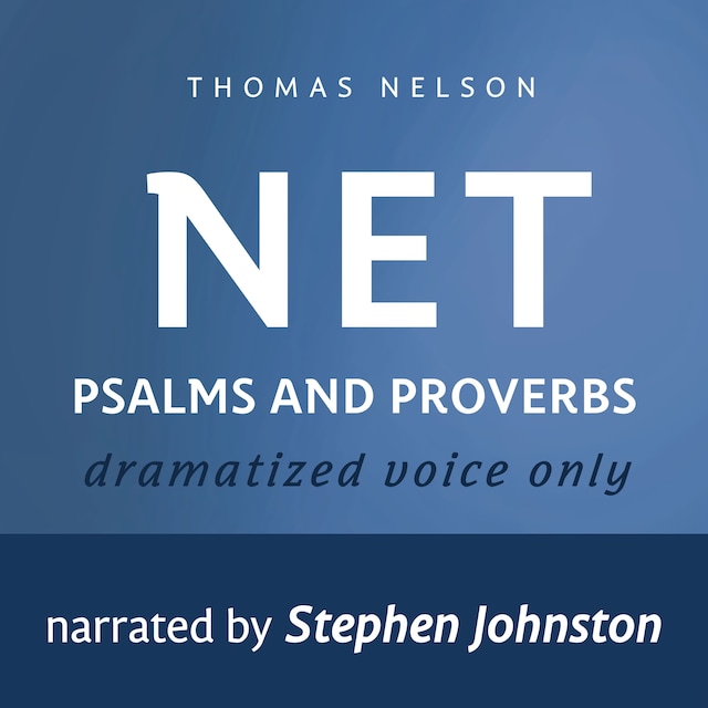 Book cover for Audio Bible - New English Translation, NET: Psalms and Proverbs
