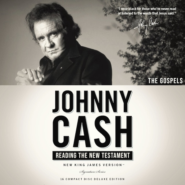 Buchcover für Johnny Cash Reading the New Testament Audio Bible - New King James Version, NKJV: The Gospels