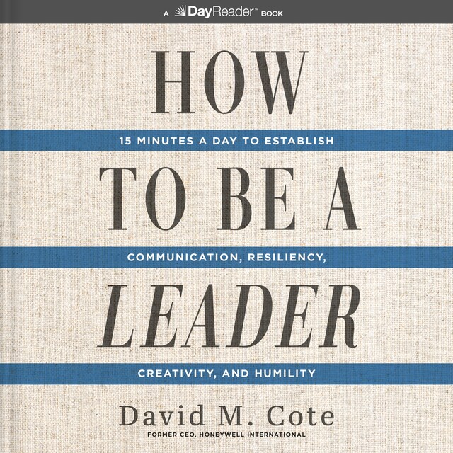 Book cover for How to Be a Leader