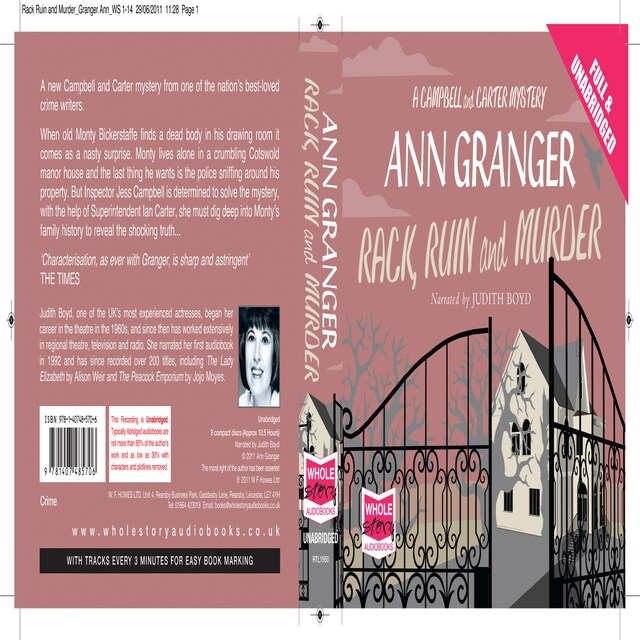 Book cover for Rack, Ruin and Murder