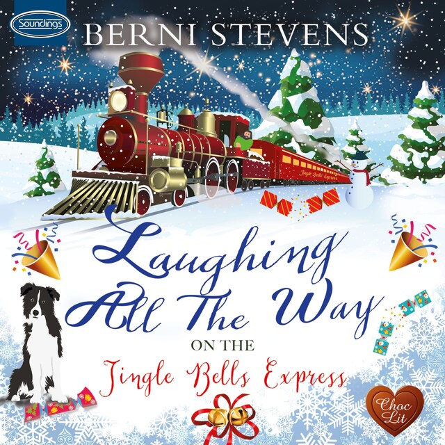 Couverture de livre pour Laughing all the Way on the Jingle Bells Express