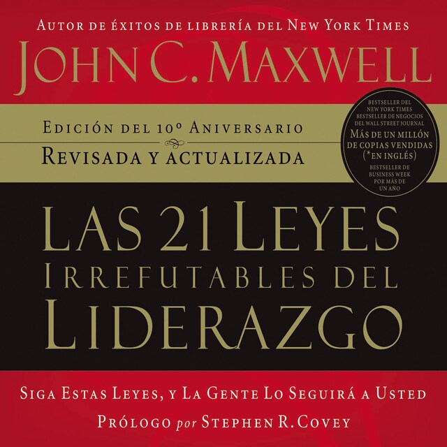 Bogomslag for Las 21 leyes irrefutables del liderazgo