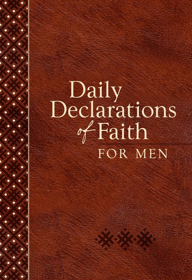 Kirjankansi teokselle Daily Declarations of Faith for Men