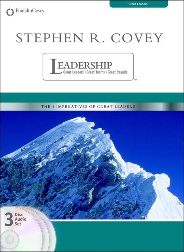 Couverture de livre pour Stephen R. Covey on Leadership