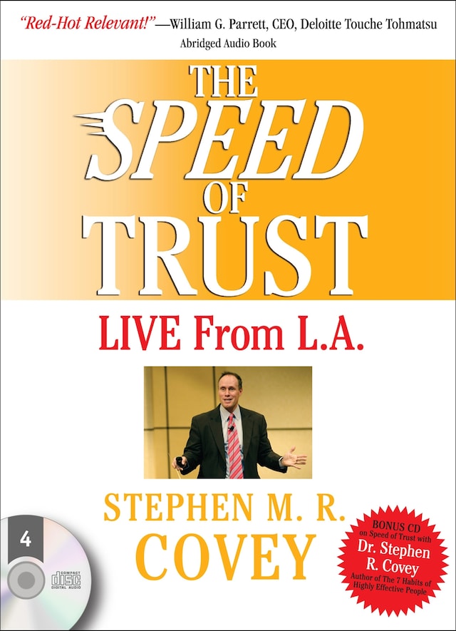 Book cover for The Speed of Trust: Live from L.A.
