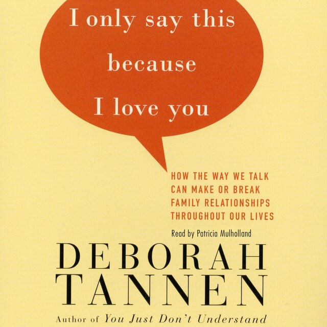 Copertina del libro per I Only Say This Because I Love You