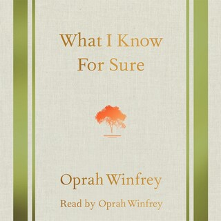 What I Know for Sure bookCoverFor