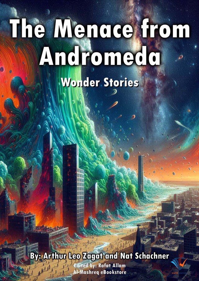 Book cover for The Menace from Andromeda