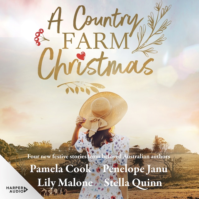 Copertina del libro per A Country Farm Christmas